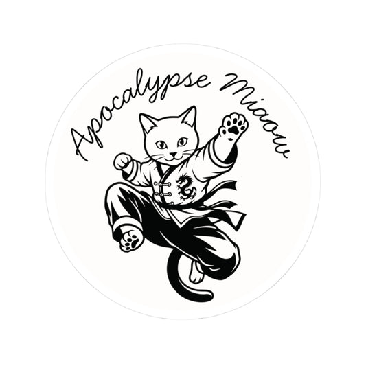 Shaolin Cat Stickers