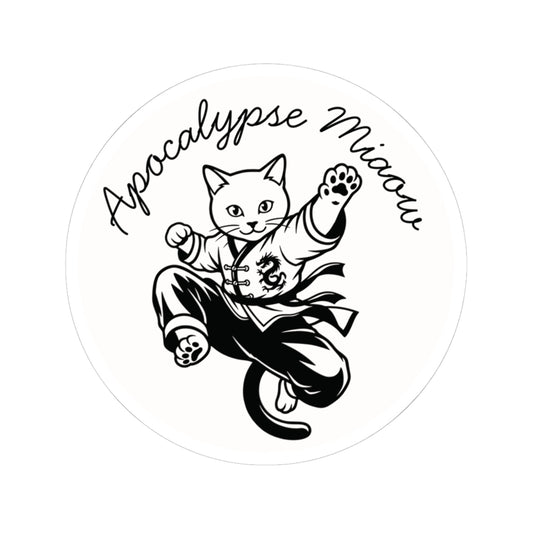 Shaolin Cat Stickers