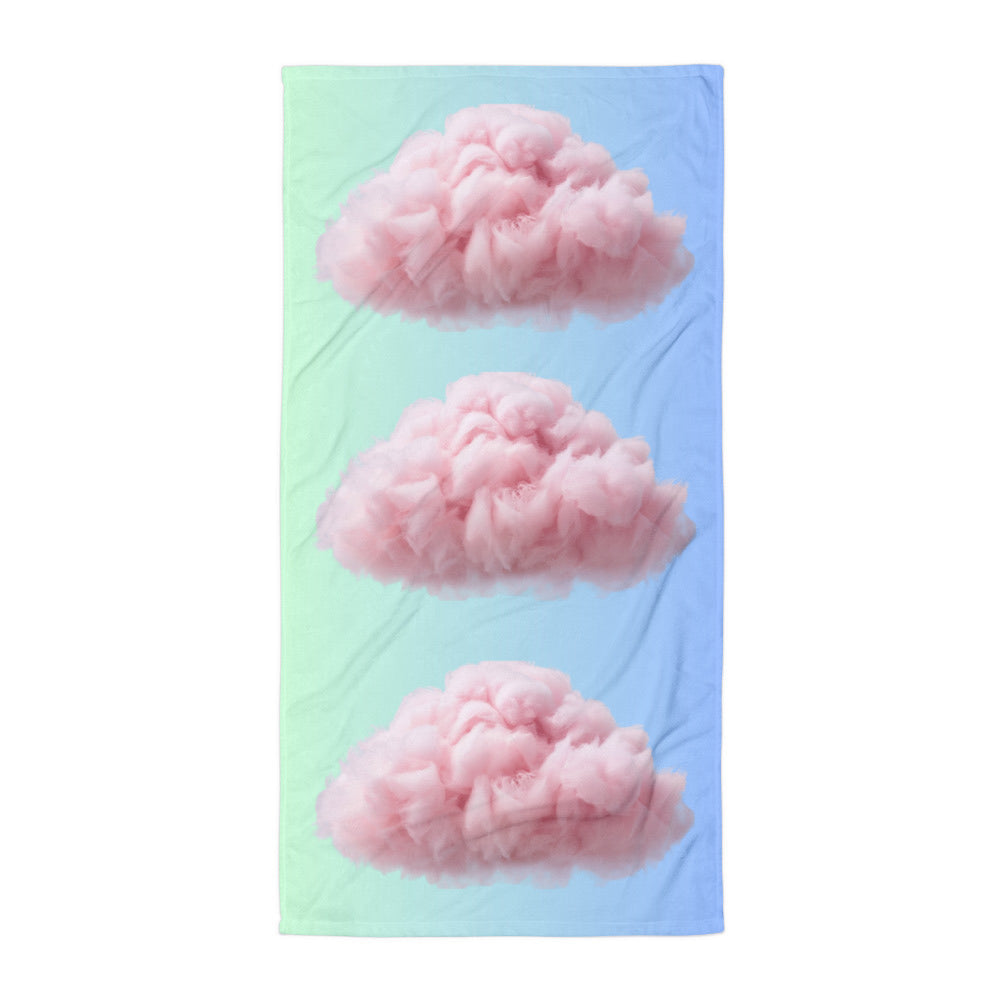 Head In The Clouds Beach Towel For All The Dreamers