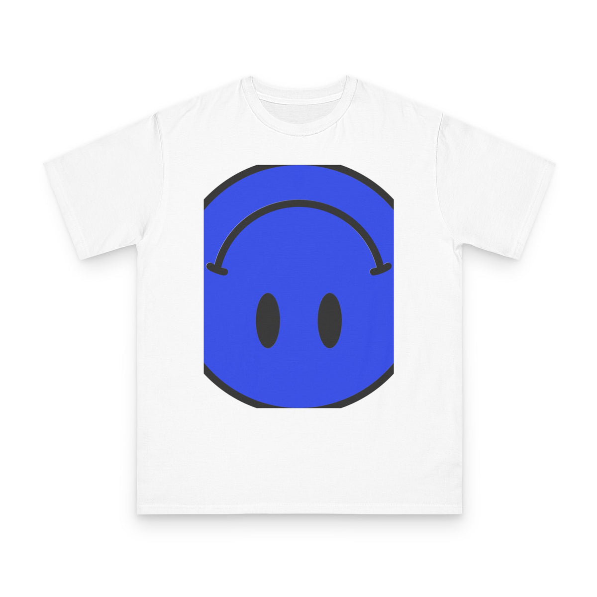 Yves Klein blue chopped smiley